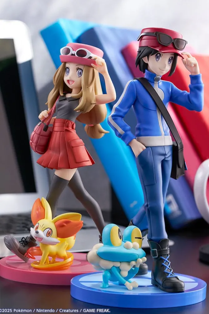 Pokémon - Serena & Fynx Statue / ARTFXJ: Kotobukiya