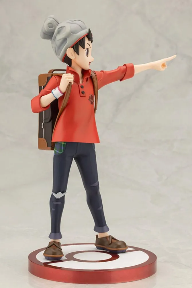 Pokémon - Victor & Hopplo Statue / ARTFXJ: Kotobukiya