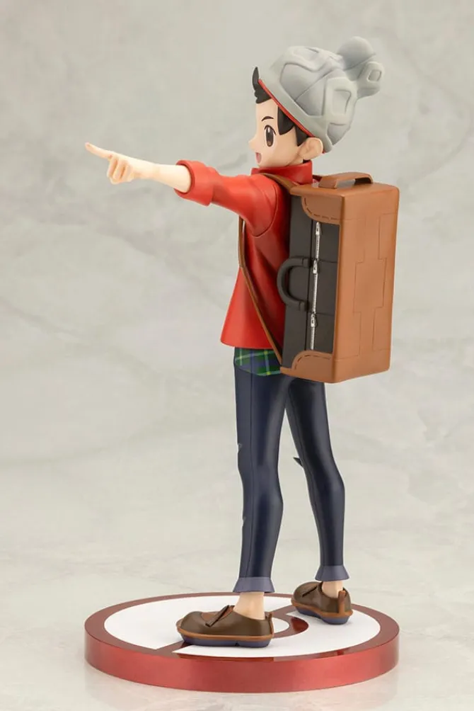 Pokémon - Victor & Hopplo Statue / ARTFXJ: Kotobukiya