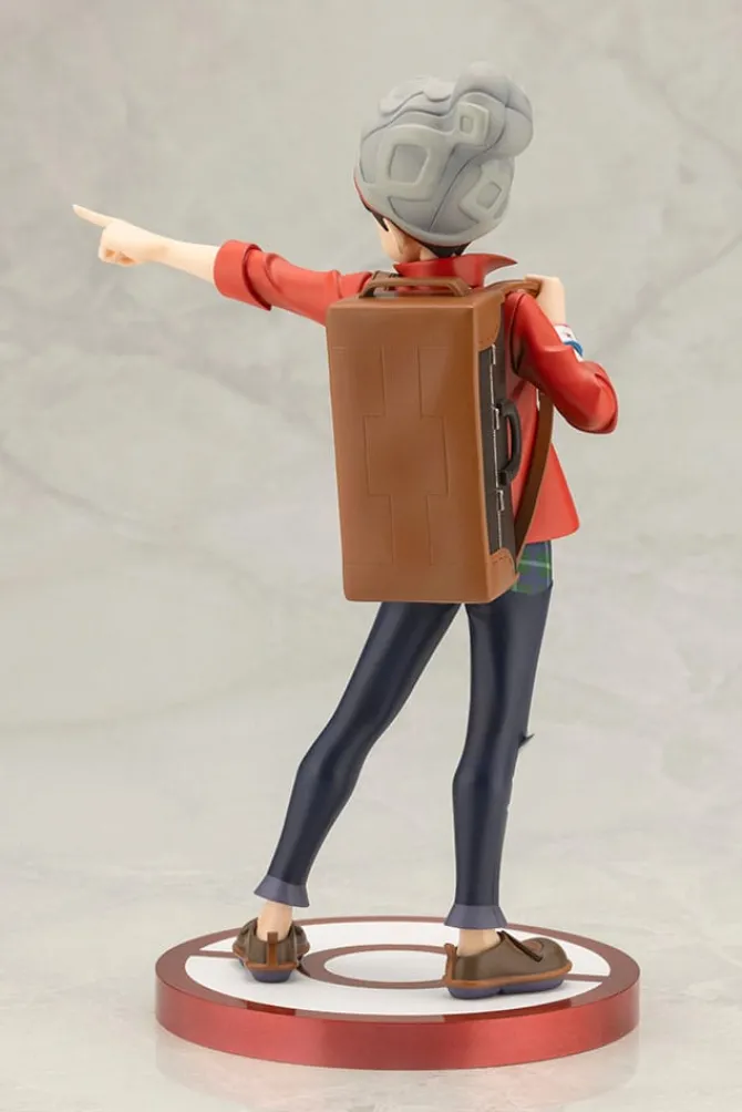 Pokémon - Victor & Hopplo Statue / ARTFXJ: Kotobukiya