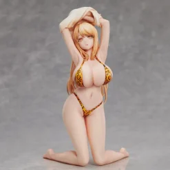 POPQN Illustration - Leopard print Statue Swimsuit: Union Creative