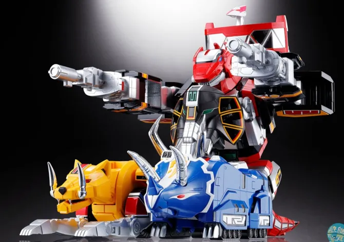 Power Rangers - Megazord Actionfiguren - 5er-Pack GX-72 / Chogokin Diecast: Bandai