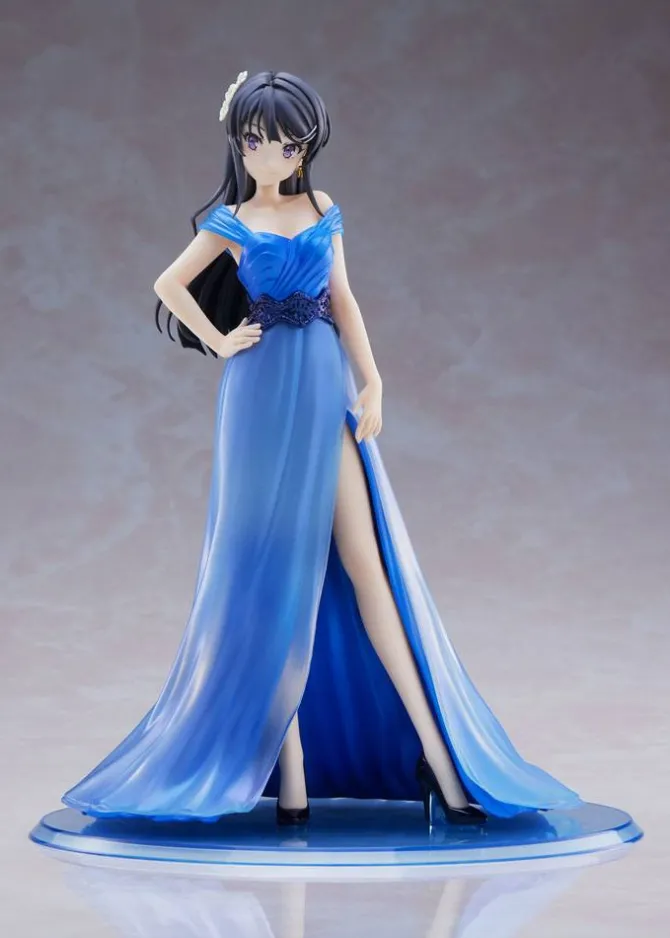 Rascal Does Not Dream of Bunny Girl Senpai - Mai Sakurajima Statue / Color Dress Ver.: Aniplex