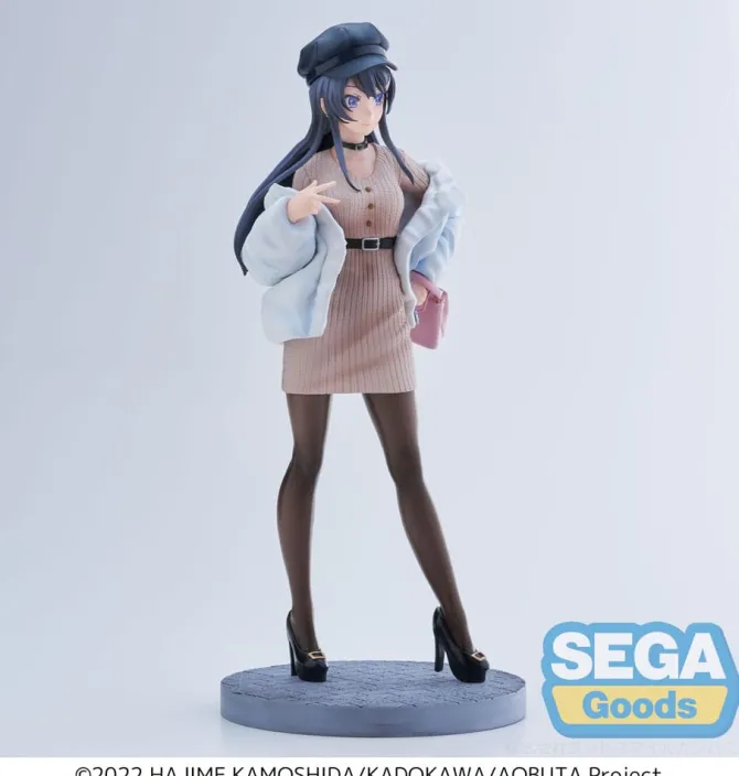 Rascal Does Not Dream of a Bunny Girl Senpai - Mai Sakurajima Statue / Casual Clothes Ver. - Luminas