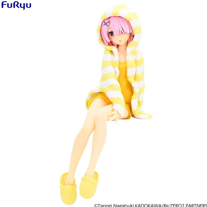 Re: Zero - Ram Noodle Stopper Figur / Room Wear yellow color Version: Furyu