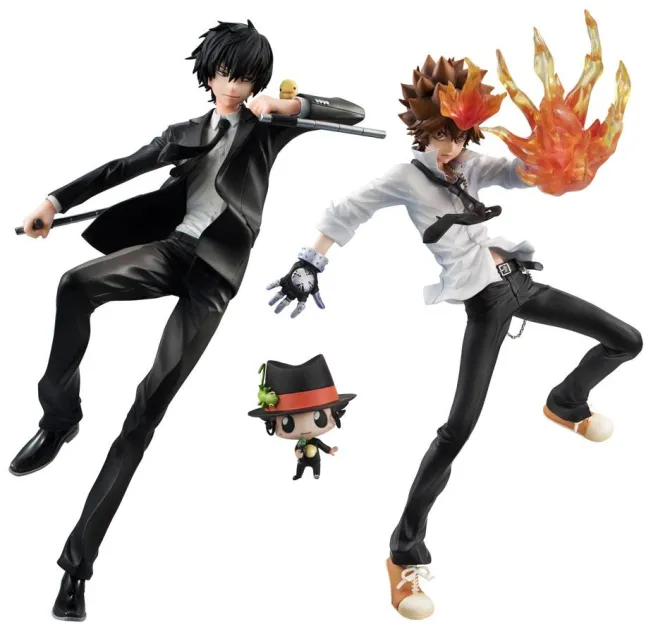 Reborn! - Tsunayoshi Sawada & Hibari Kyoya Statuen / G.E.M Serie: MegaHouse