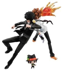 Reborn! - Tsunayoshi Sawada & Hibari Kyoya Statuen / G.E.M Serie: MegaHouse
