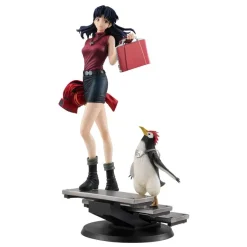 Rebuild of Evangelion Gals - Katsuragi & Pen Statue: MegaHouse