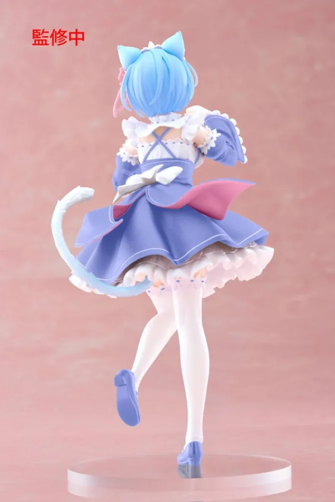 Re:Zero - Rem Cat Statue / Starting Life in Another World Coreful Maid Ver. Renewal: Taito Prize