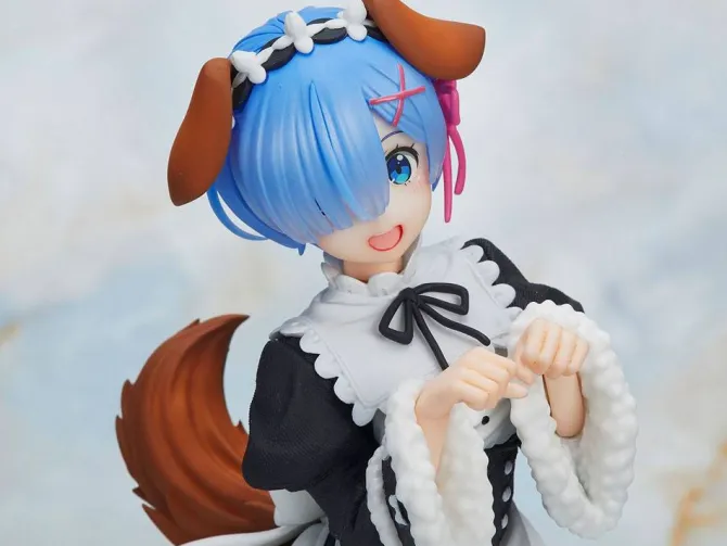 Re:Zero - Rem Figur / Memory Snow Dog Version: Taito
