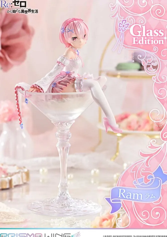 Re:Zero - Starting Life in Another World - Ram Statue / Glass Edition - Prisma Wing: Prime 1 Stu