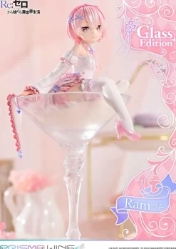 Re:Zero - Starting Life in Another World - Ram Statue / Glass Edition - Prisma Wing: Prime 1 Stu