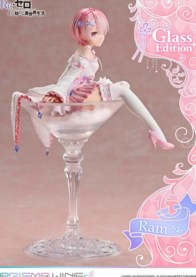 Re:Zero - Starting Life in Another World - Ram Statue / Glass Edition - Prisma Wing: Prime 1 Stu