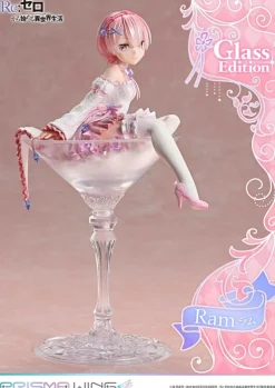 Re:Zero - Starting Life in Another World - Ram Statue / Glass Edition - Prisma Wing: Prime 1 Stu