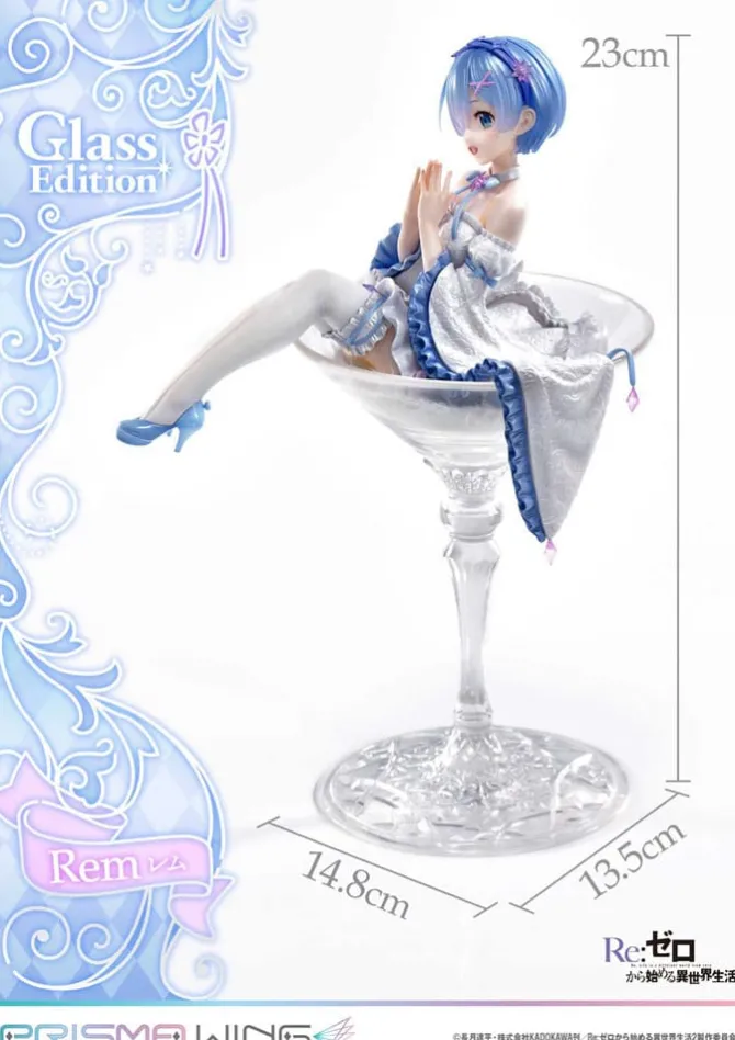 Re:Zero - Starting Life in Another World - Rem Statue / Glass Edition - Prisma Wing: Prime 1 Studio