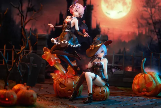 Re:ZERO - Starting Life in Another World - Rem Statue / Phantom Night Wizard Version: Kadokawa