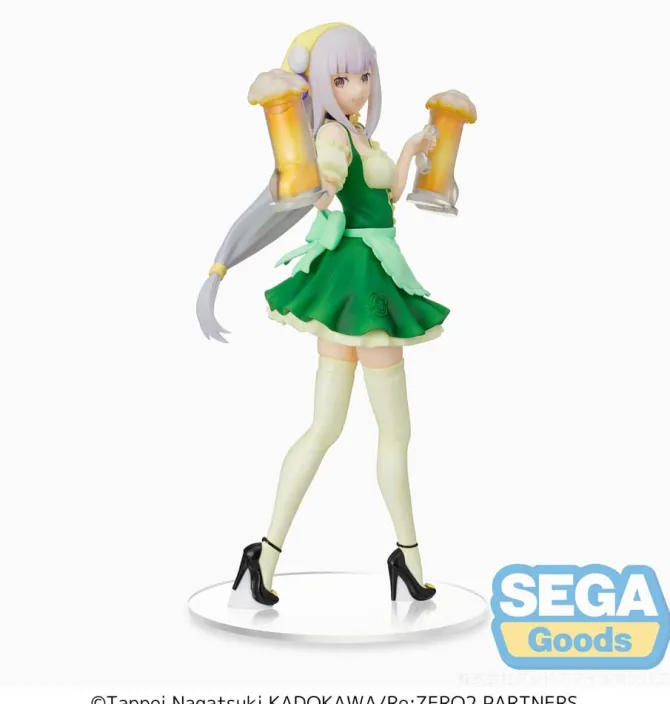 Re:Zero Starting Life in Another World - Emilia Figur / Oktoberfest Ver. (re-run): Sega