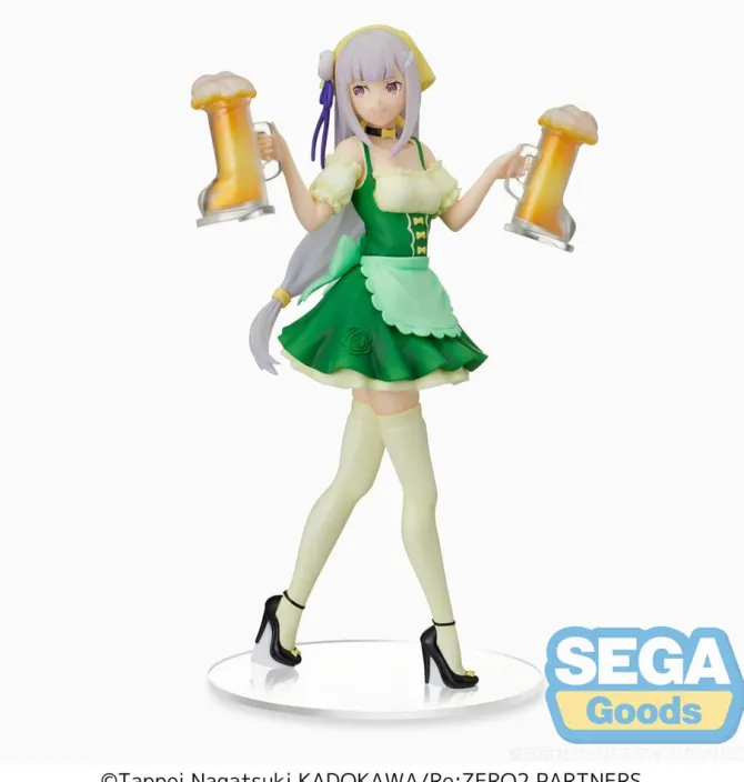 Re:Zero Starting Life in Another World - Emilia Figur / Oktoberfest Ver. (re-run): Sega