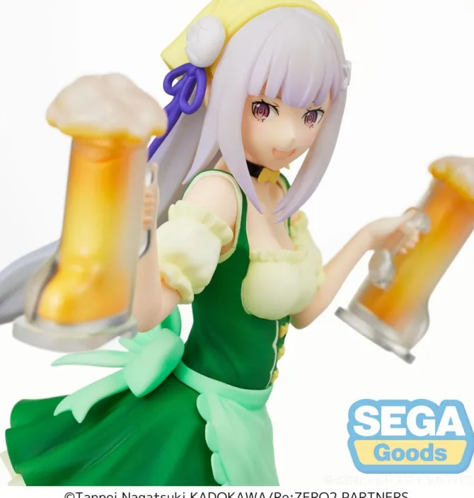 Re:Zero Starting Life in Another World - Emilia Figur / Oktoberfest Ver. (re-run): Sega