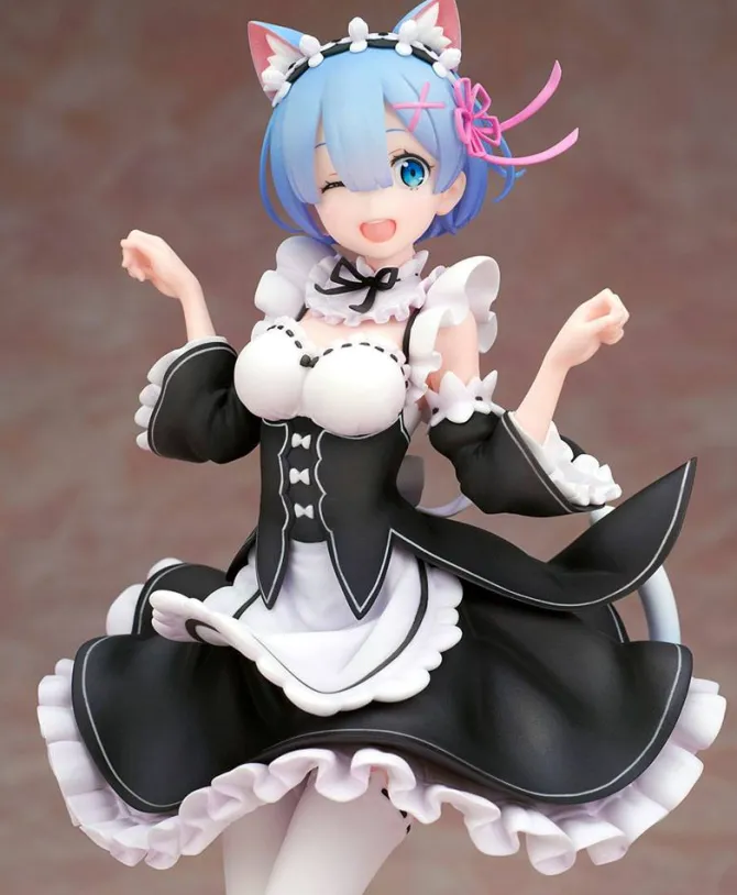 Re:ZERO -Starting Life in Another World - Rem Statue / Cat Ear Version: MegaHouse