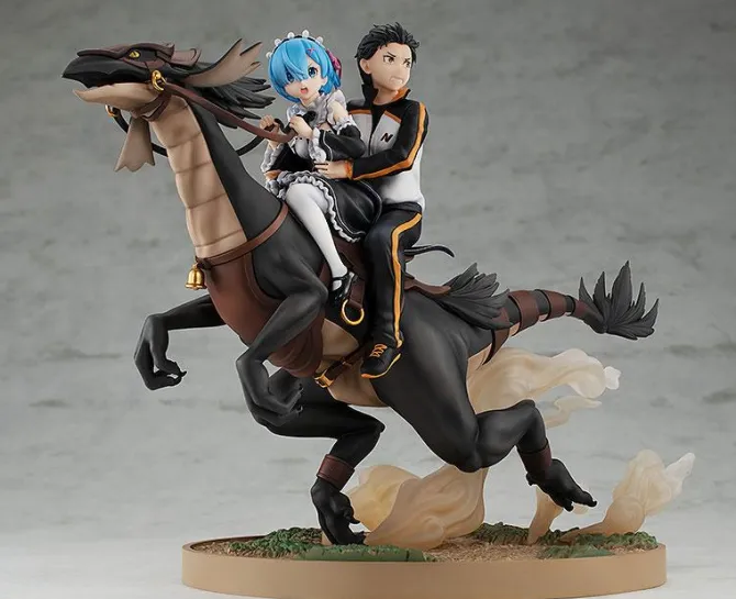 Re:Zero Starting Life in Another World - Rem & Subaru Statue /Attack on the White Whale: Kadokawa