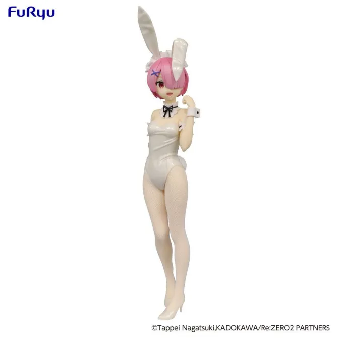 Re:Zero Starting Life in Another World - Ram Figur / BiCute Bunnies - White Pearl Color: Furyu