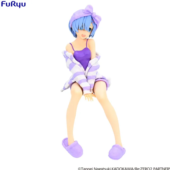 Re:Zero Starting Life in Another World - Rem Noodle Stopper / Room Wear Purple Color Version: Furyu