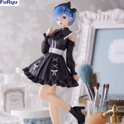 Re:Zero Starting Life in Another World Trio-Try-iT - StatueRem Girly Outfit Black: Furyu