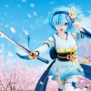 Re:ZERO -Starting Life in Another World - Rem Statue / Combat Outfit Version: Kadokawa