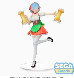 Re:Zero Starting Life in Another World - Rem Figur / Oktoberfest Ver. (re-run): Sega