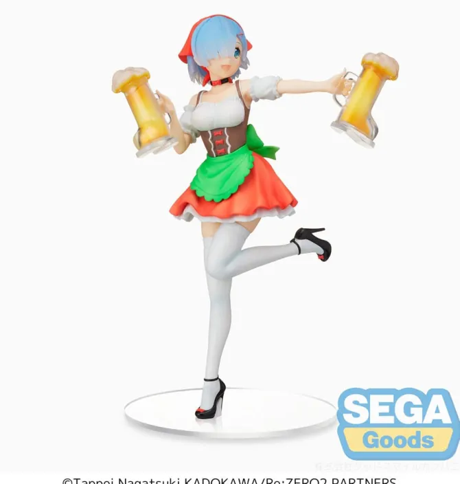 Re:Zero Starting Life in Another World - Rem Figur / Oktoberfest Ver. (re-run): Sega