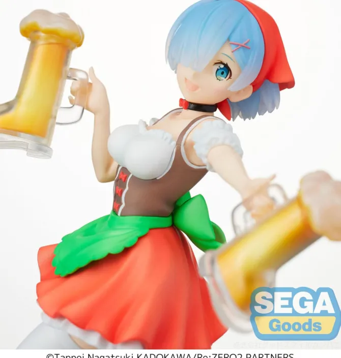Re:Zero Starting Life in Another World - Rem Figur / Oktoberfest Ver. (re-run): Sega