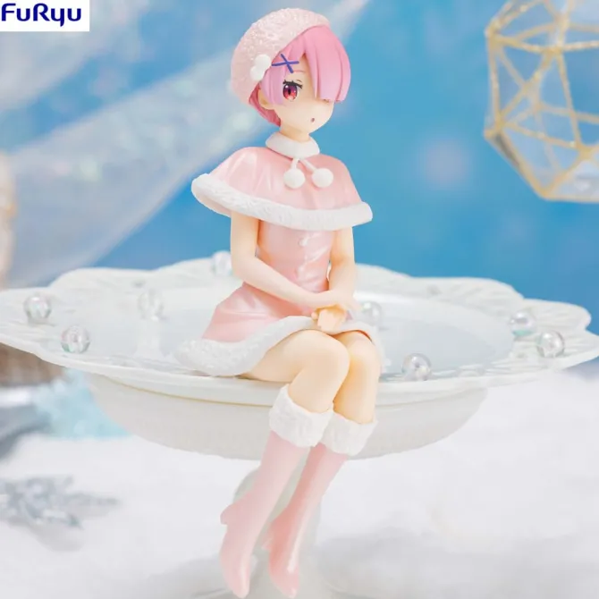 Re:Zero Starting Life in Another World Noodle Stopper - Ram Snow Statue: Furyu