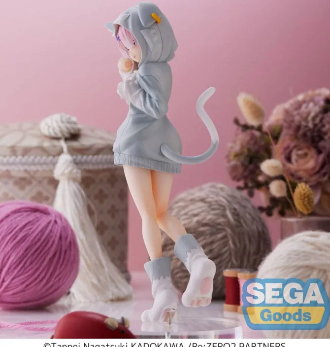 Re:Zero Starting Life in Another World - Ram Figur /The Great Spirit Puck: Tait