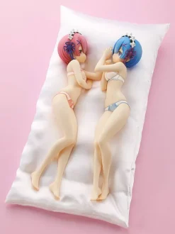 Re:Zero Starting Life in Another World - Ram Statue / Sleep Sharing - Pink Lingerie: Kadokawa
