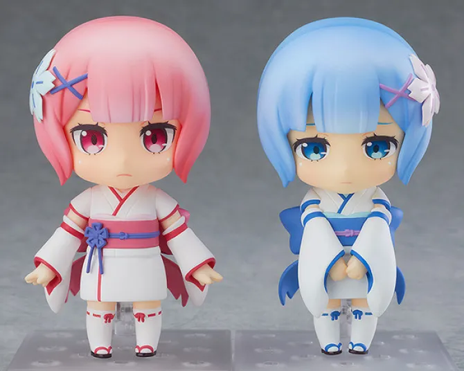Re:Zero Starting Life in Another World - Rem & Ram Nendoroid / Childhood Version: Good Smile Company
