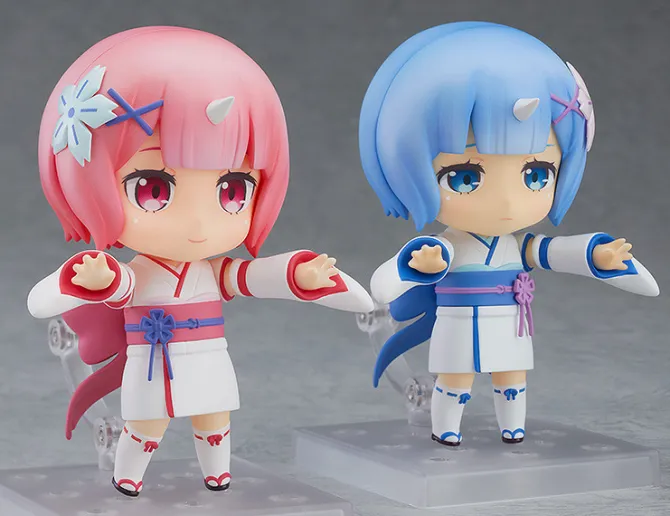 Re:Zero Starting Life in Another World - Rem & Ram Nendoroid / Childhood Version: Good Smile Company
