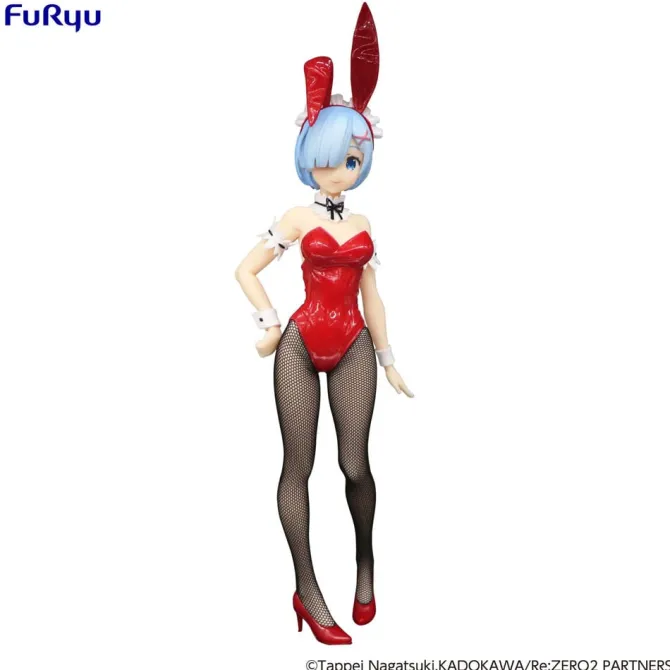 Re:Zero Starting Life in Another World - Rem Figur / BiCute Bunnies - Red Color Version: Furyu
