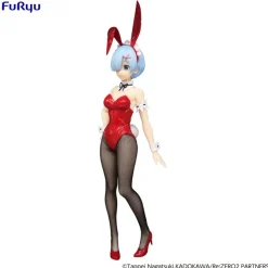 Re:Zero Starting Life in Another World - Rem Figur / BiCute Bunnies - Red Color Version: Furyu