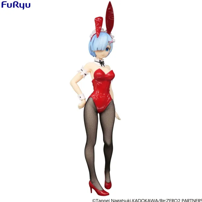 Re:Zero Starting Life in Another World - Rem Figur / BiCute Bunnies - Red Color Version: Furyu