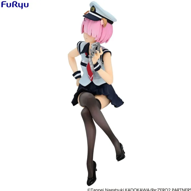 Re:Zero Starting Life in Another World - Ram Noodle Stopper / Police Officer Cap with Dog Ears : Fur