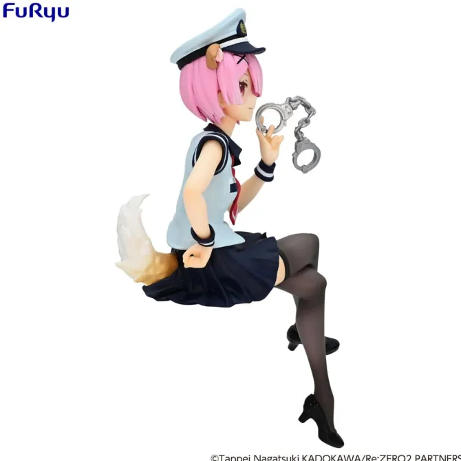 Re:Zero Starting Life in Another World - Ram Noodle Stopper / Police Officer Cap with Dog Ears : Fur