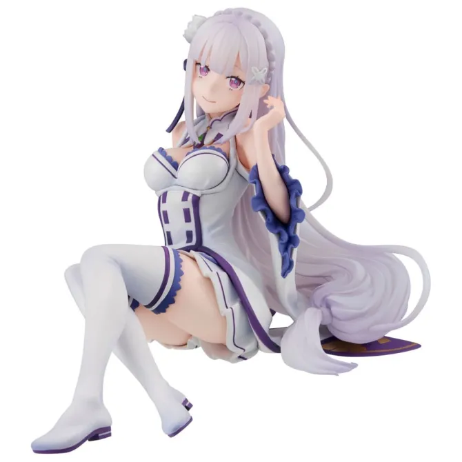 Re:ZERO Starting Life in Another World Melty Princess - Emilia Statue / Palm Size: MegaHouse