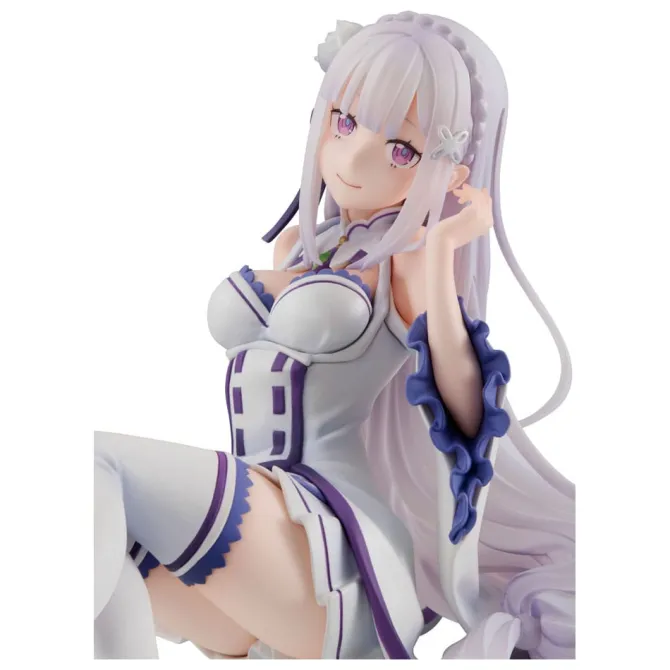 Re:ZERO Starting Life in Another World Melty Princess - Emilia Statue / Palm Size: MegaHouse