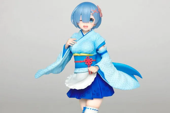 Re:Zero Starting Life in Another World - Rem Figur / Kimono Maid Version: Taito