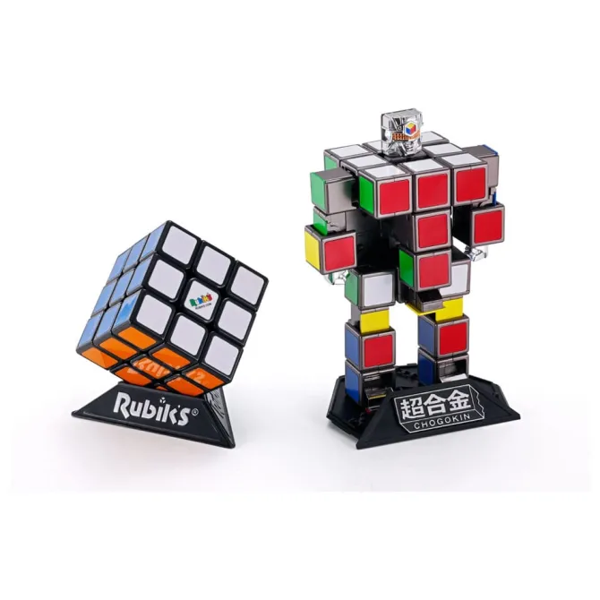 Rubik´s Cube Soul of Chogokin Diecast - Rubik´s Cube Robo Actionfigur: Bandai Tamashii Nations