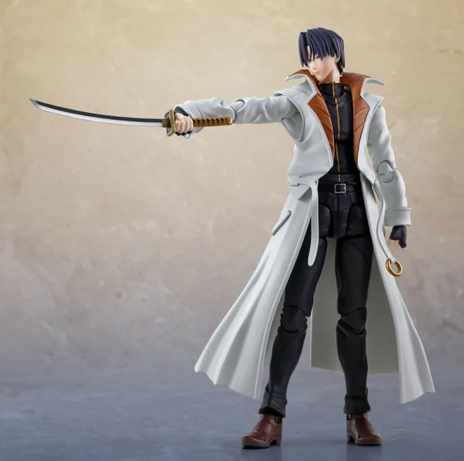 Rurouni Kenshin - Aoshi Shinomori Actionfigur / S.H.Figuarts - Meiji Swordsman Romantic Story: Tamas