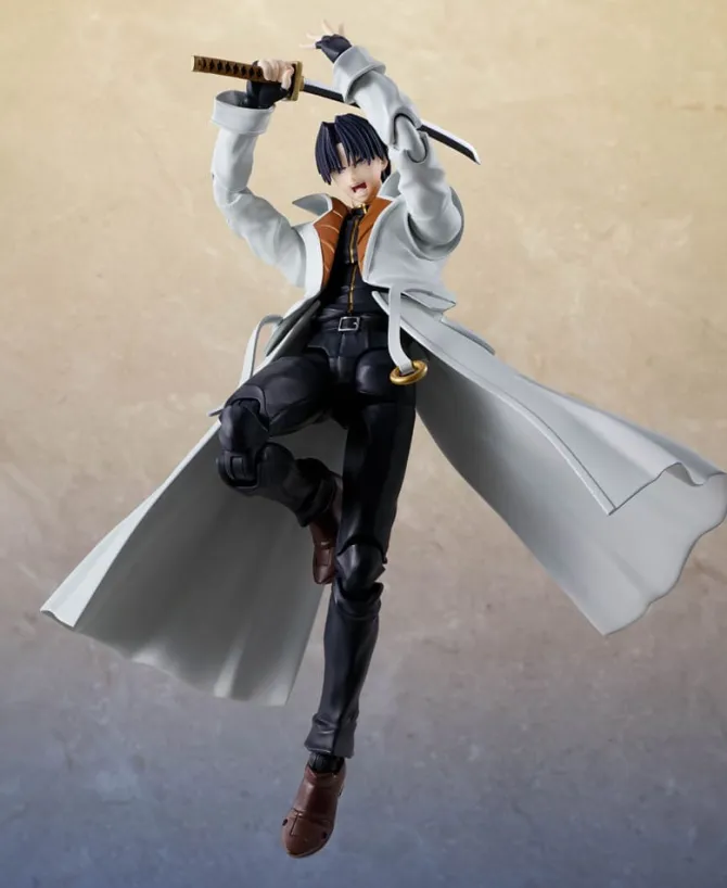 Rurouni Kenshin - Aoshi Shinomori Actionfigur / S.H.Figuarts - Meiji Swordsman Romantic Story: Tamas