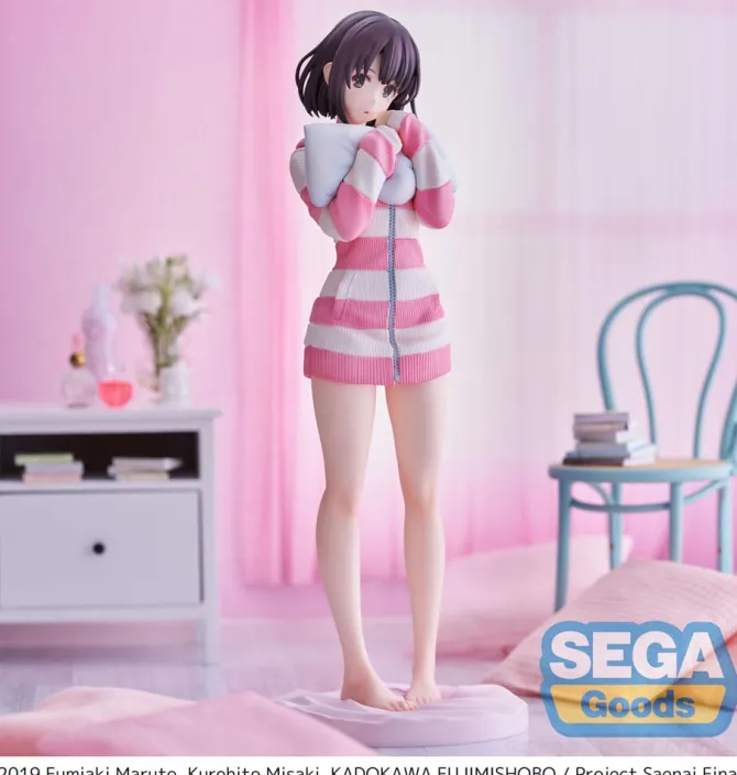 Saekano the Movie: Finale - Megumi Kato Statue / Pajamas Ver. - Luminas: Sega
