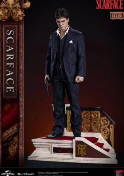 Scarface Superb Scale - Tony Montana Statue / (Rooted Hair Version): Blitzway